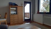 Blick vom Wohnzimmer zum SO-Balkon